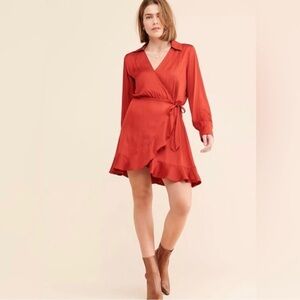 PAIGE Parisa Wrap Dress size L